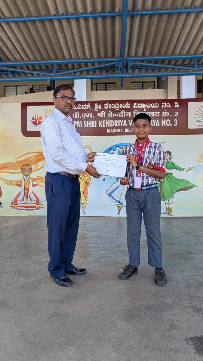 kvno3belagavi's tweet image. Celebrating success: Merit achieved in the Green Olympiad by our talented children 📷📷
#Scienceolympiad