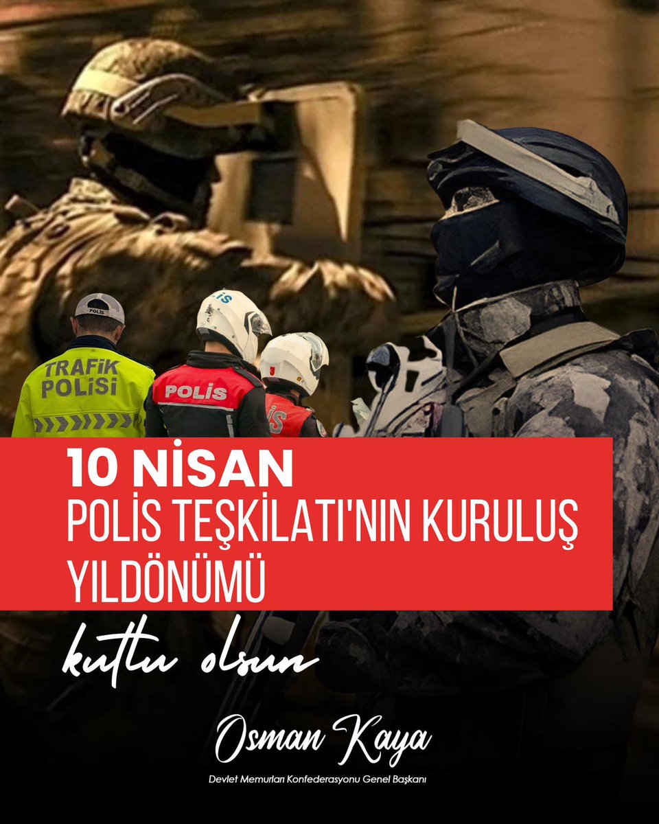 Halkımızın huzur ve güvenliği için gece gündüz demeden fedakârca görev yapan tüm polislerimizin Polis Günü kutlu olsun.
Görevleri başında şehit düşen kahramanlarımızı rahmetle, gazilerimizi minnetle anıyorum.

İyi ki varsınız. 🇹🇷