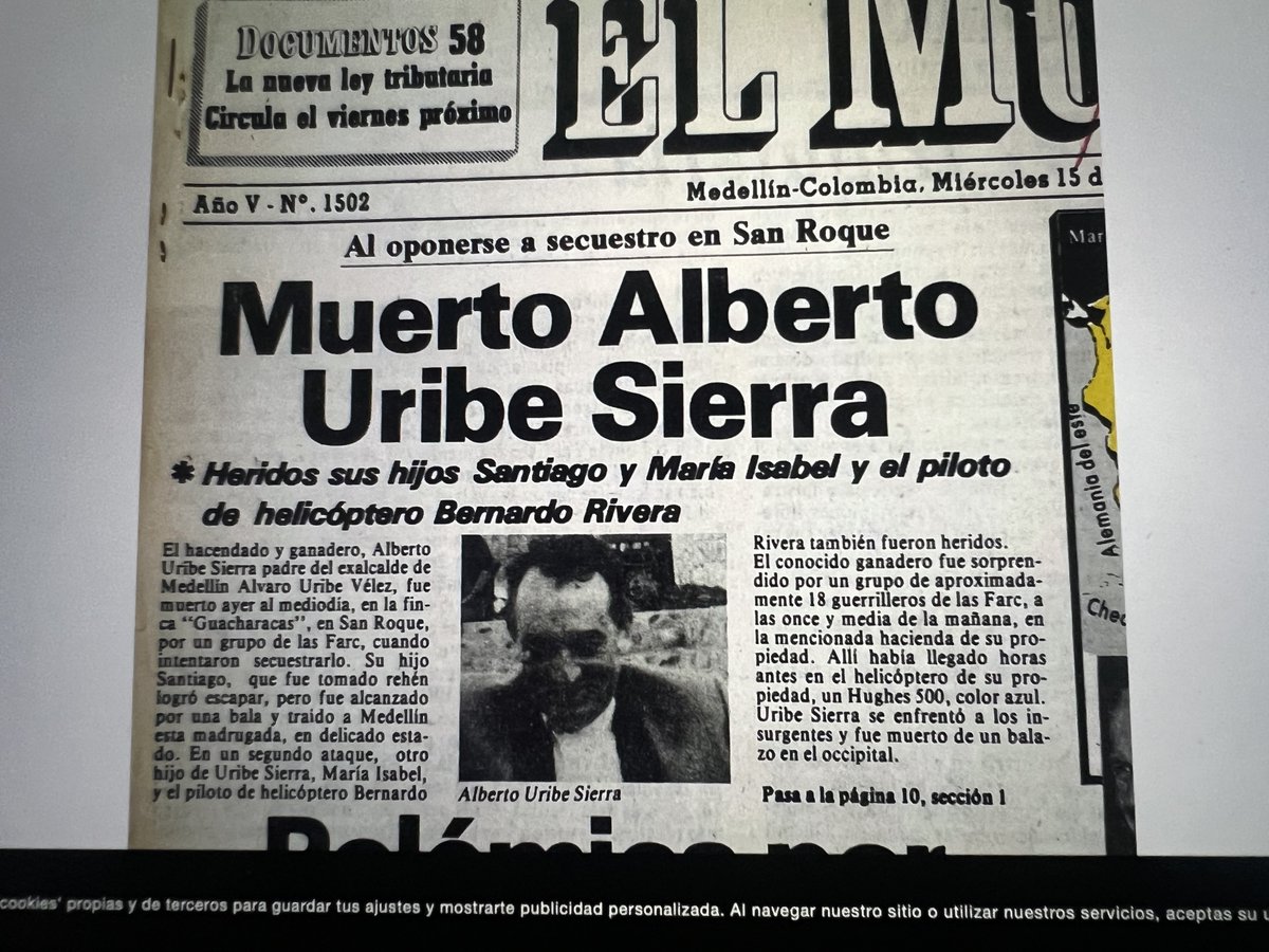 res1a41u's tweet image. Mientras,Alvaro/Santiago Uribe,tienen mas de 30 años de persecución politica/judicial,sin vencimiento de términos. Secuestraridado de la FART, total impunidad, premio de curules en el congreso, nada de restitución, PetroM19 Presidente. Que tal esta justicia malparida de Colombia?