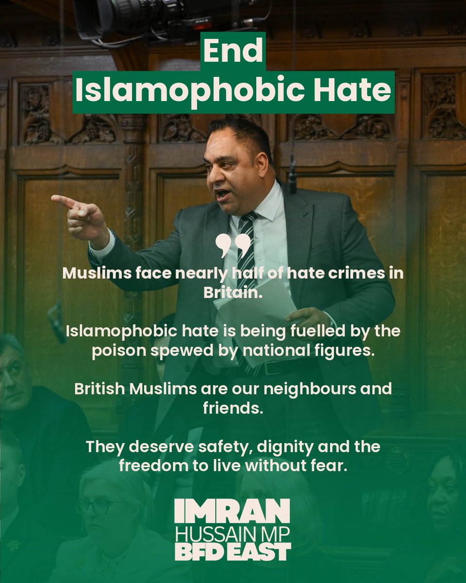 Imran Hussain MP tweet media