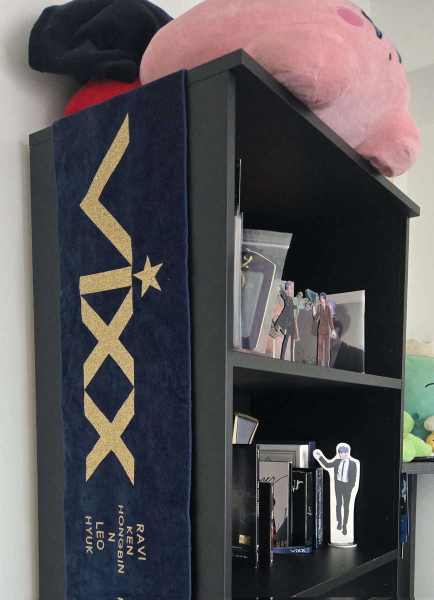 GracieTRK's tweet photo. Finally displayed my vixx collection in my first apartment 😁 https://t.co/tMWT1XuySb