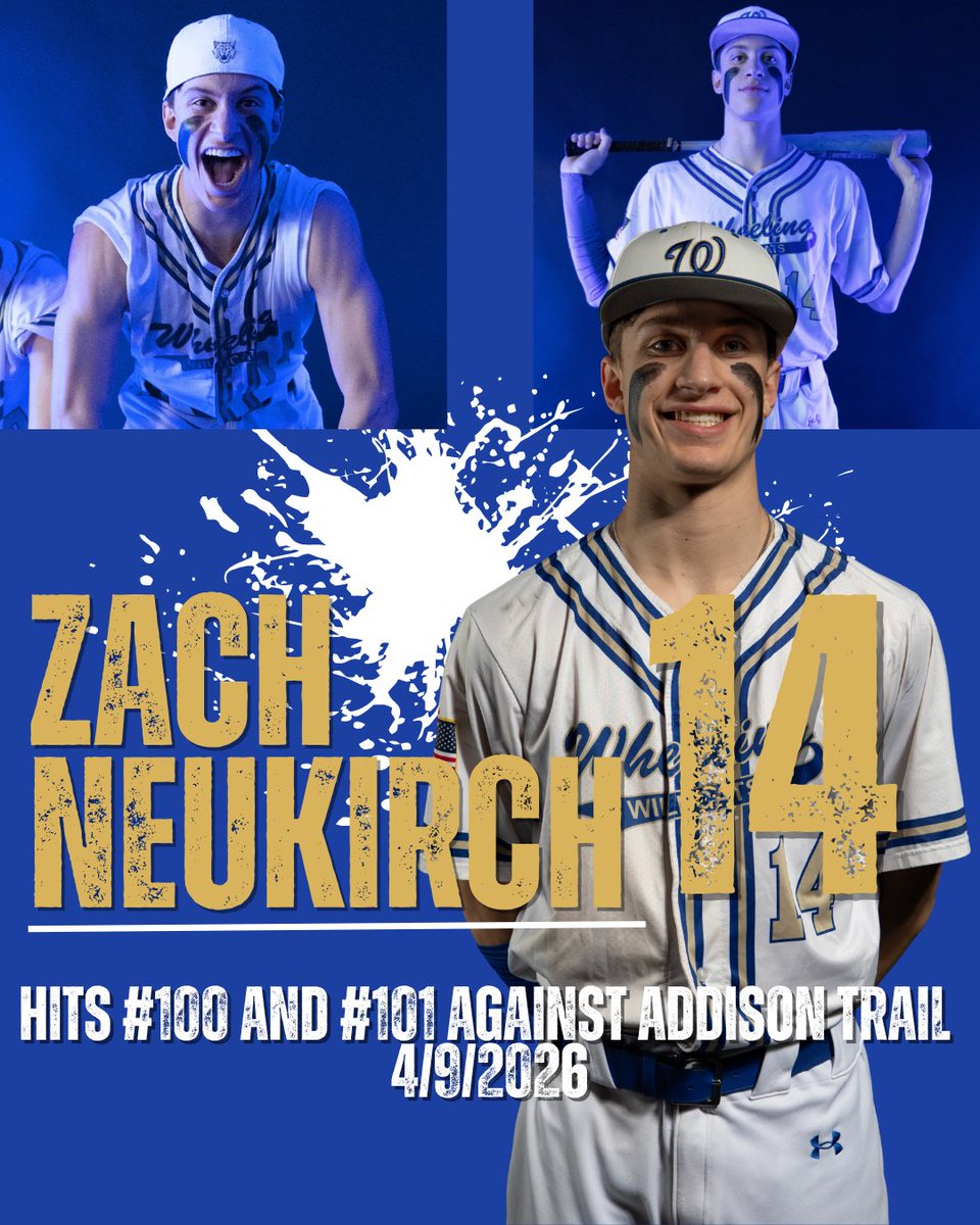 WHSBaseball2's tweet image. Congratulations to Senior Zach Neukirch on collecting Varsity Career Hit #100 in last night’s 11-5 Victory!

Neuk has been a cornerstone player for us the past four years. His performance and leadership on and off the field have been instrumental in our success #FlyTheW