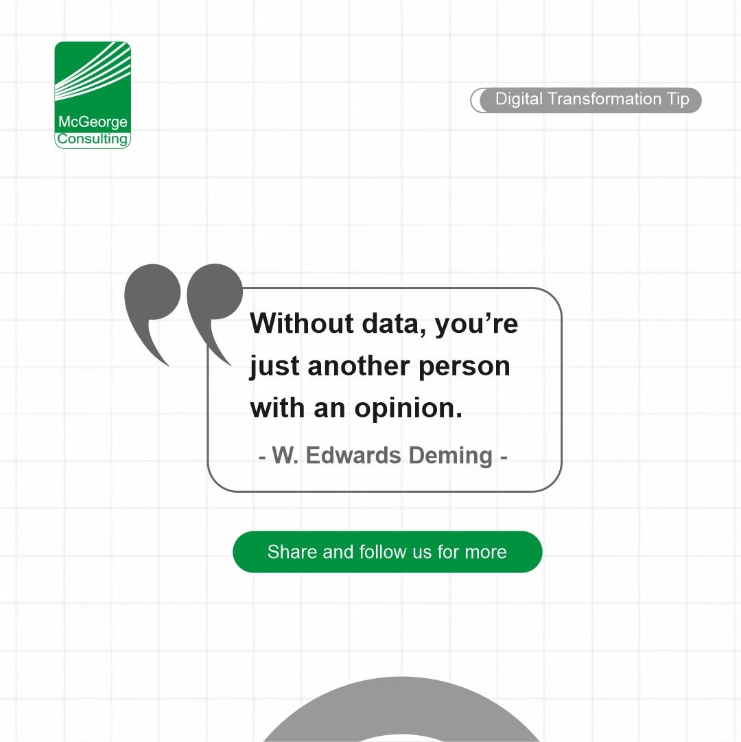 McGeorge_Ltd's tweet image. No data = just opinions.

Simple.

Before next week, ask yourself:
Are you making decisions based on facts or feelings?

#FridayThoughts #DataDriven #BusinessGrowth #DigitalTransformation