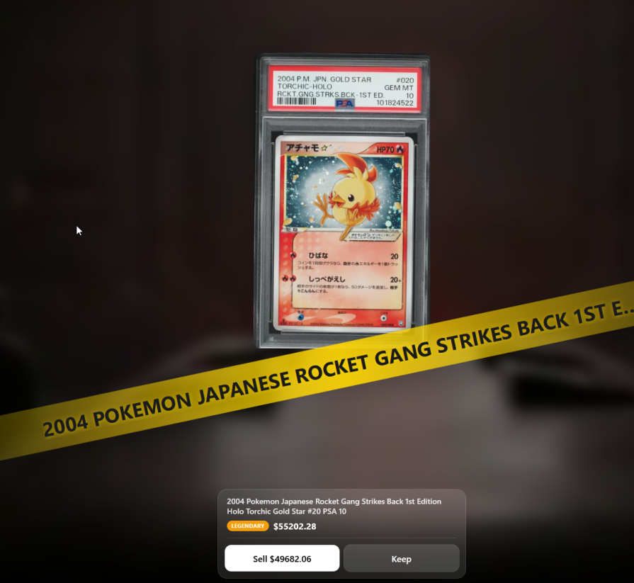 phygitals's tweet photo. $55k Torchic GOLD STAR just got pulled by a guy with only $7k volume.

Congrats RockSavior1993!

ggs https://t.co/vkBIbrBnNI
