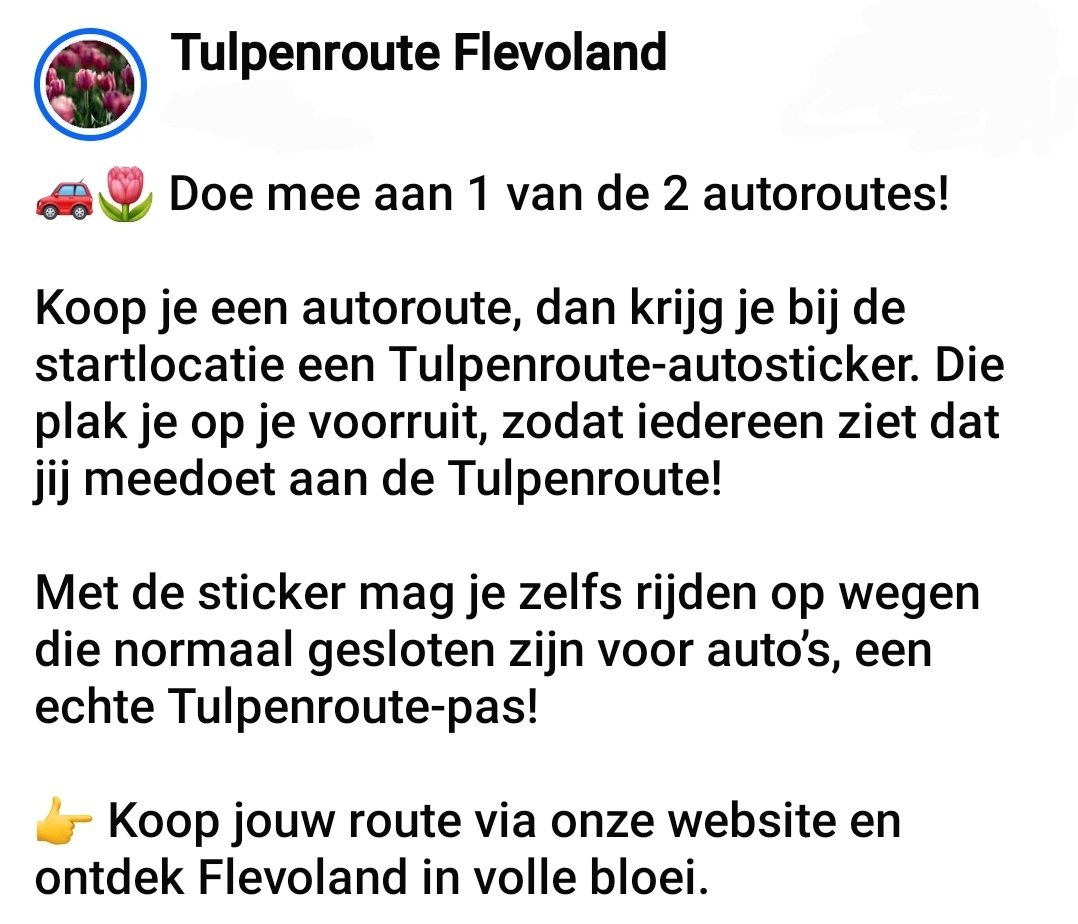 TFlevoland's tweet photo. Ontdek #Flevoland in bloei met 1 van onze 2 autoroutes 👇 https://t.co/K7ICwDY5Ok