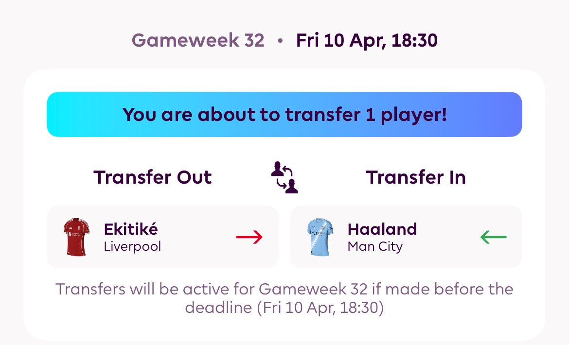 Transfer made➡️⬅️