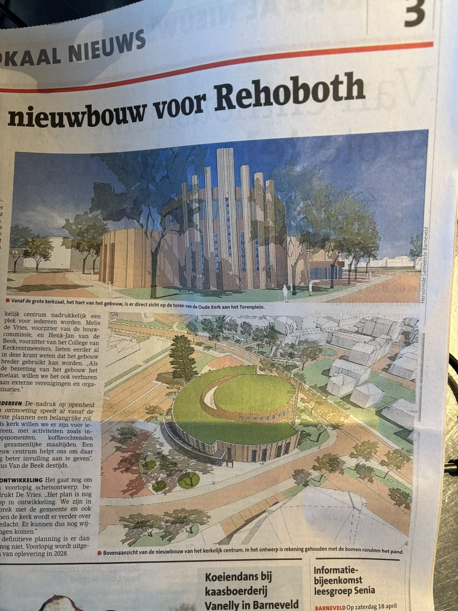 Waarom moet dit midden in het centrum? En waar parkeren de bezoekers? Dit is echt geen goeie ruimtelijke ordening!
#barneveld