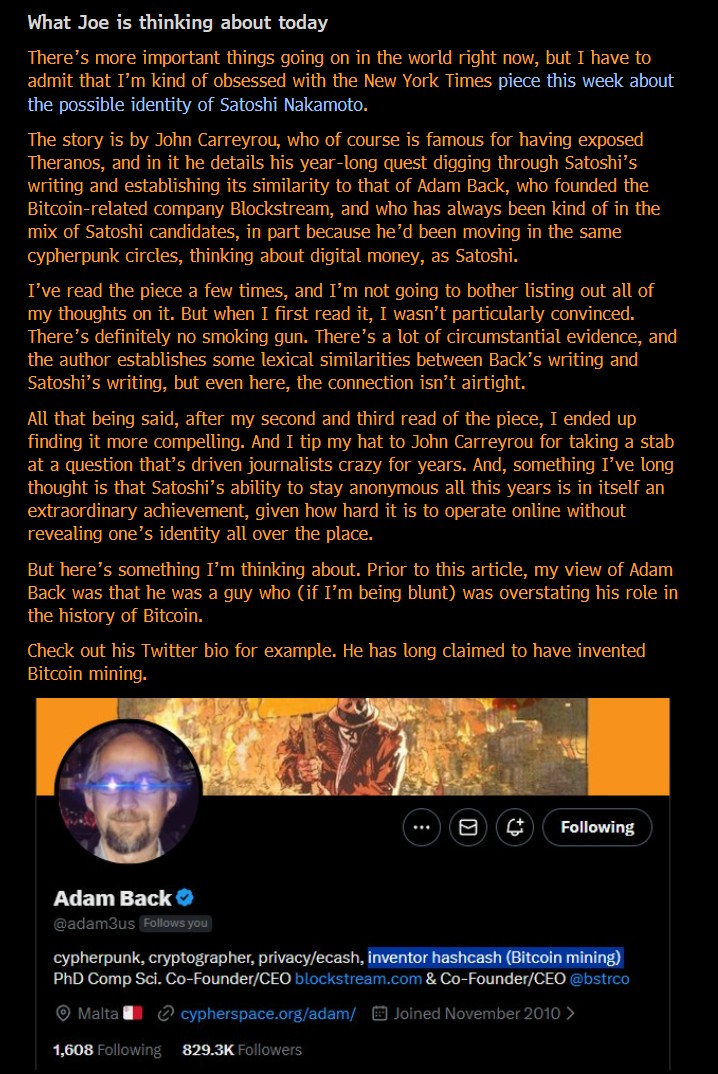 Joe Weisenthal tweet media