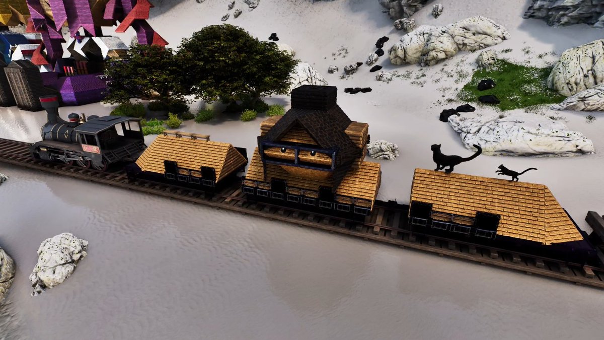 oititukumono's tweet image. 先ほどの深夜配信で作ったARKで実際に乗れる
「kson組長の肩幅トレイン」
のスクショを貼っておくぞ^^
左右でメガネの色と目線の向きが違うリバーシブル仕様じゃ(*^▽^*)
肩にはチカコロちゃんもおるぞ!
#ksonART #ARK