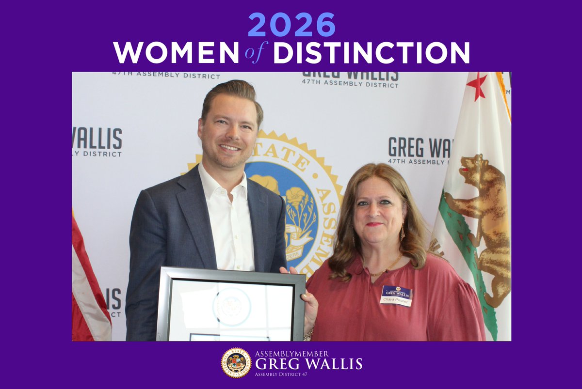 Assemblymember Greg Wallis tweet media