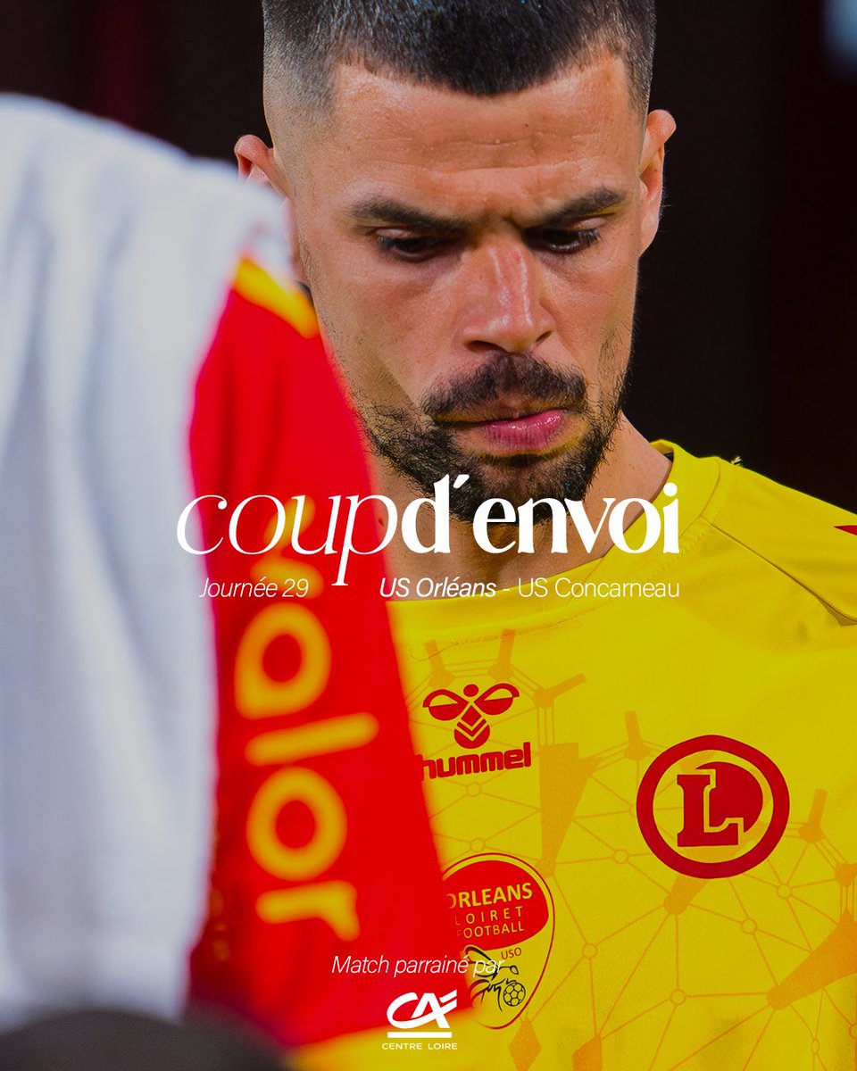 US_Orleans's tweet photo. #USOUSC | 0๏ธโฃ-0๏ธโฃ
โฑ๏ธ 1' โฉ Le coup d'envoi est donnรฉ au Stade de la Source. Allez les guรชpes ๐โค๏ธ
#TeamUSO ๐ก๐ด https://t.co/n5t6LEM7SZ