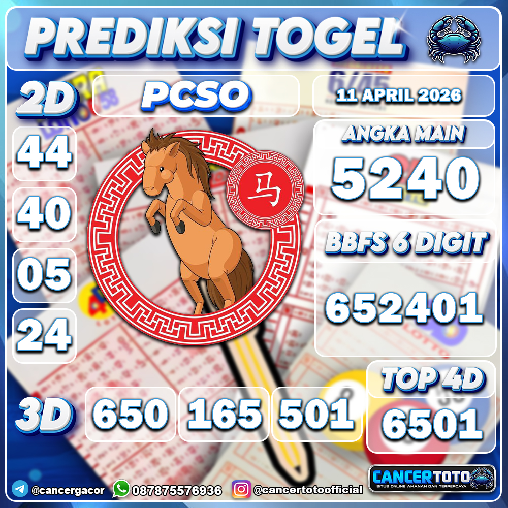 Cancerhoki's tweet photo. PREDIKSI Jitu PCSO 11 APRIL 2026 terpercaya langsung dan terbukti jackpot paus 100% #syairjitu ediksisydney #prediksicambodia #prediksihongkong #prediksisingapore #prediksitogelhariini #prediksijitu #cancertoto #syaircancer #Jitu #prediksittm https://t.co/ckIbpdG9kB