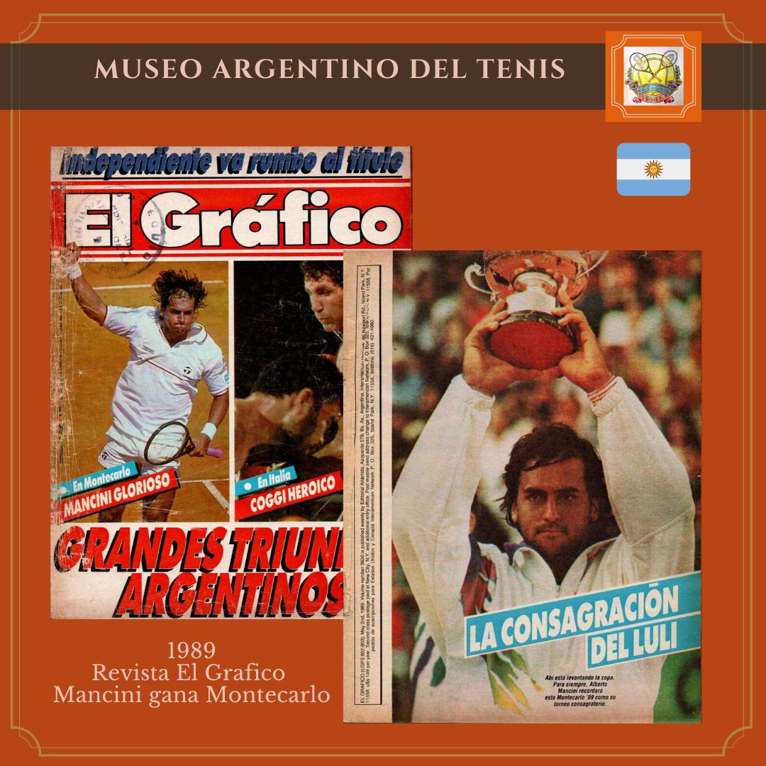 MuseoArgTenis's tweet photo. 1989 5 2 Revista El Grafico N3630 Mancini gana Montecarlo.
#tennis #tennisplayer #tenisargentino #MuseoVirtual #tenis #argentina #lulimancini https://t.co/E3euir6F77