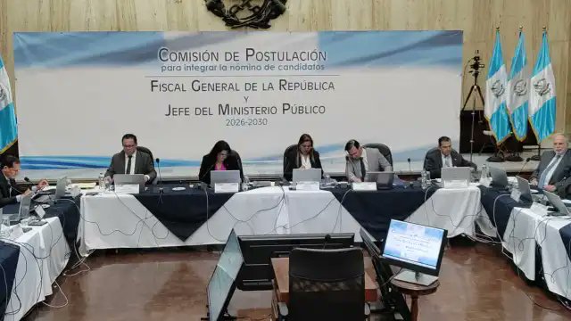 La Comisión de Postulación creada al efecto en #Guatemala 🇬🇹 cerrará las entrevistas a los 49 aspirantes a Fiscal General 2026-2030

Más en #PrensaLatina 
🔗prensa-latina.cu/2026/04/10/cer…