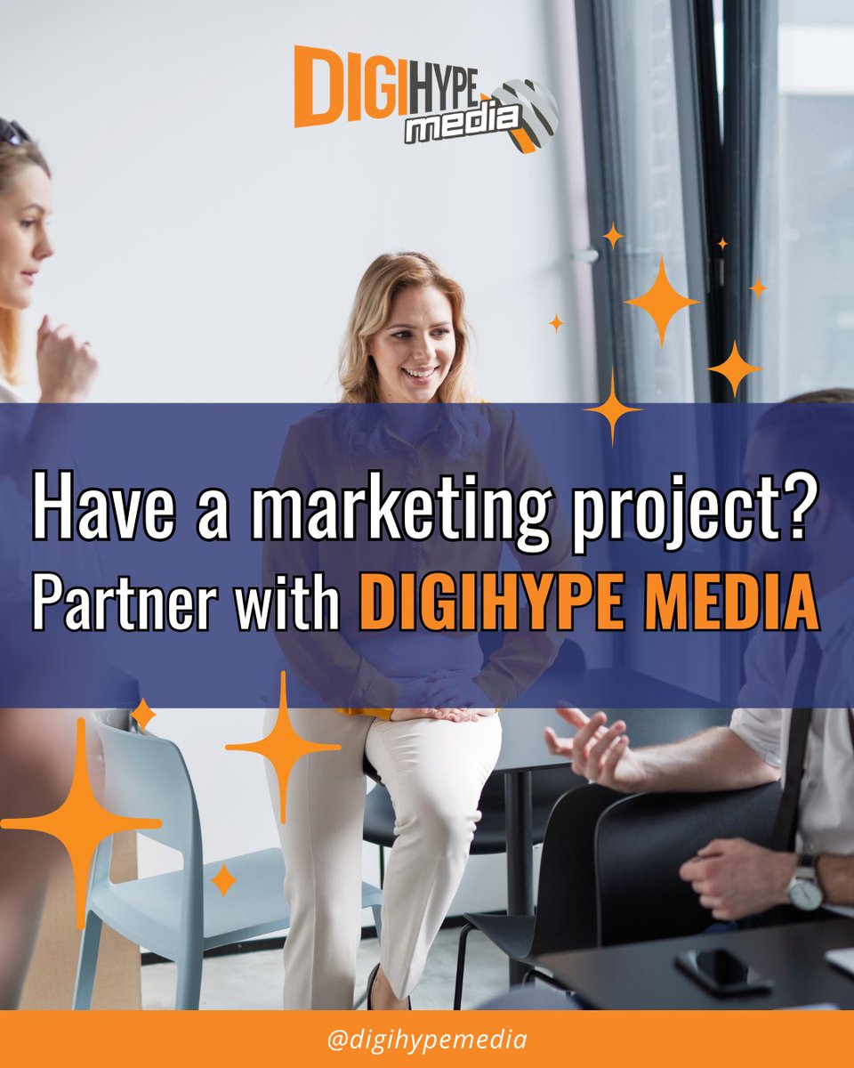 Digihypemedia's tweet image. Have a marketing project? Let's talk! 📊✨

Partner with Digihype Media and we'll bring your marketing vision to life! 🤝

#MarketingProject #MarketingCampaign #