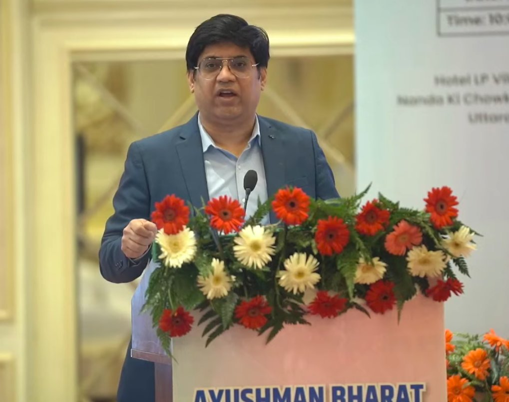 AyushmanNHA's tweet photo. @PankajAroraNHA @PMOIndia @MoHFW_INDIA @Sunil_Barnwal @pushkardhami @sha_uttarakhand @ABDM2025UK @atalayushmanuk @PIB_India @UniyalSubodh @DDNewslive consent-based access to their health records, ensuring continuity of care. He also discussed how the Health Facility Registry #HFR and Health Professional Registry #HPR are improving the discoverability and credibility of healthcare providers.
#AyushmanBharat #NHAWorkshops
(3/3) https://t.co/xcWHMPOskA