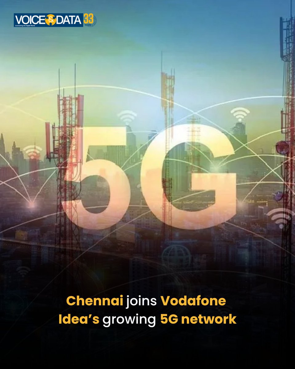 voicendata_'s tweet image. The company has launched 5G services in Chennai, completing its presence across major metros and outlining plans to expand into key cities in Tamil Nadu and Puducherry.

Read More: voicendata.com/5g/chennai-joi…

#voicendata #vodafone #5G #network