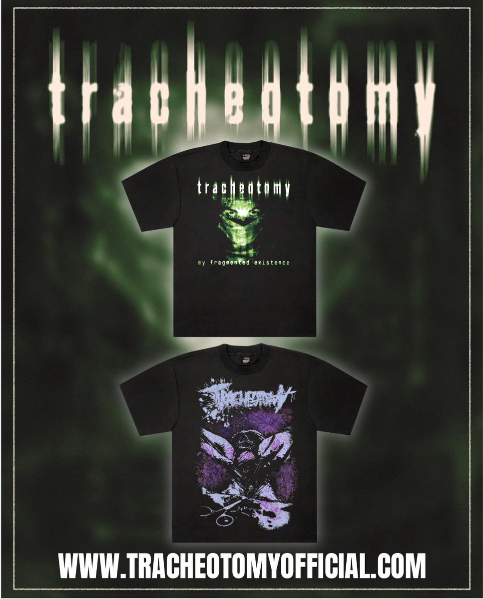 tracheotomymp3's tweet photo. first preorder of the year is up celebrating our newest release “my fragmented existence” keep spinning the track and pick up a shirt. thank you 🩷 https://t.co/hoIUp308XX