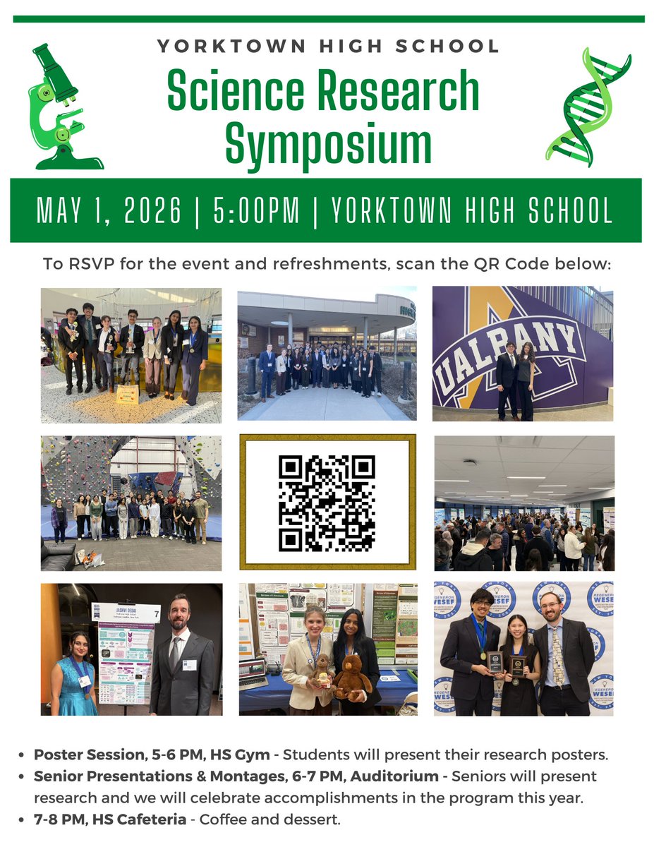 Yorktown High School Science Research 🌽🥽 tweet media