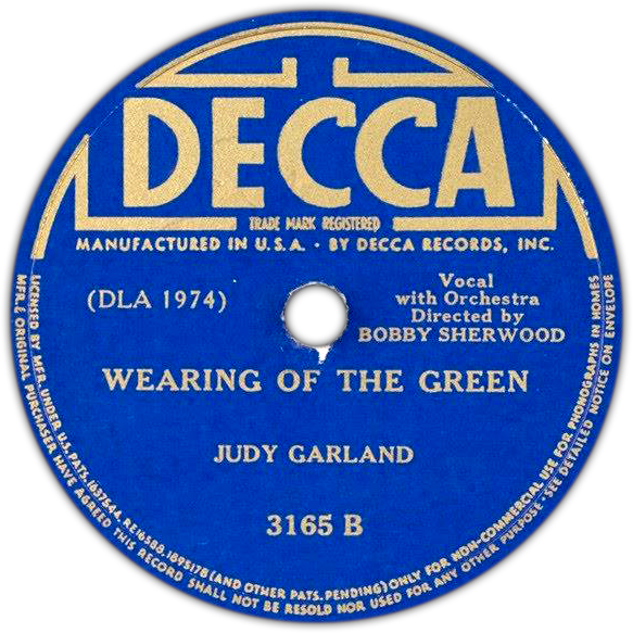 TheJudyRoom's tweet photo. April 10, 1940: Judy Garland had a recording session at the Decca studios in Hollywood.

(Can This Be) The End Of The Rainbow
https://t.co/hvEZ4gYvbB

Wearing Of The Green https://t.co/zLJki5fnIm

#judygarland #thejudyroom #deccarecords #decca https://t.co/chvUYUbB0x