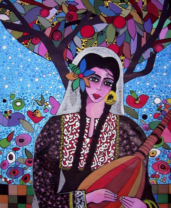 Boudicca61AD's tweet photo. "Waiting for the Musician" (2012) by Palestinian (Gaza) Artist Dina Mattar https://t.co/cyPdKt7mrJ
