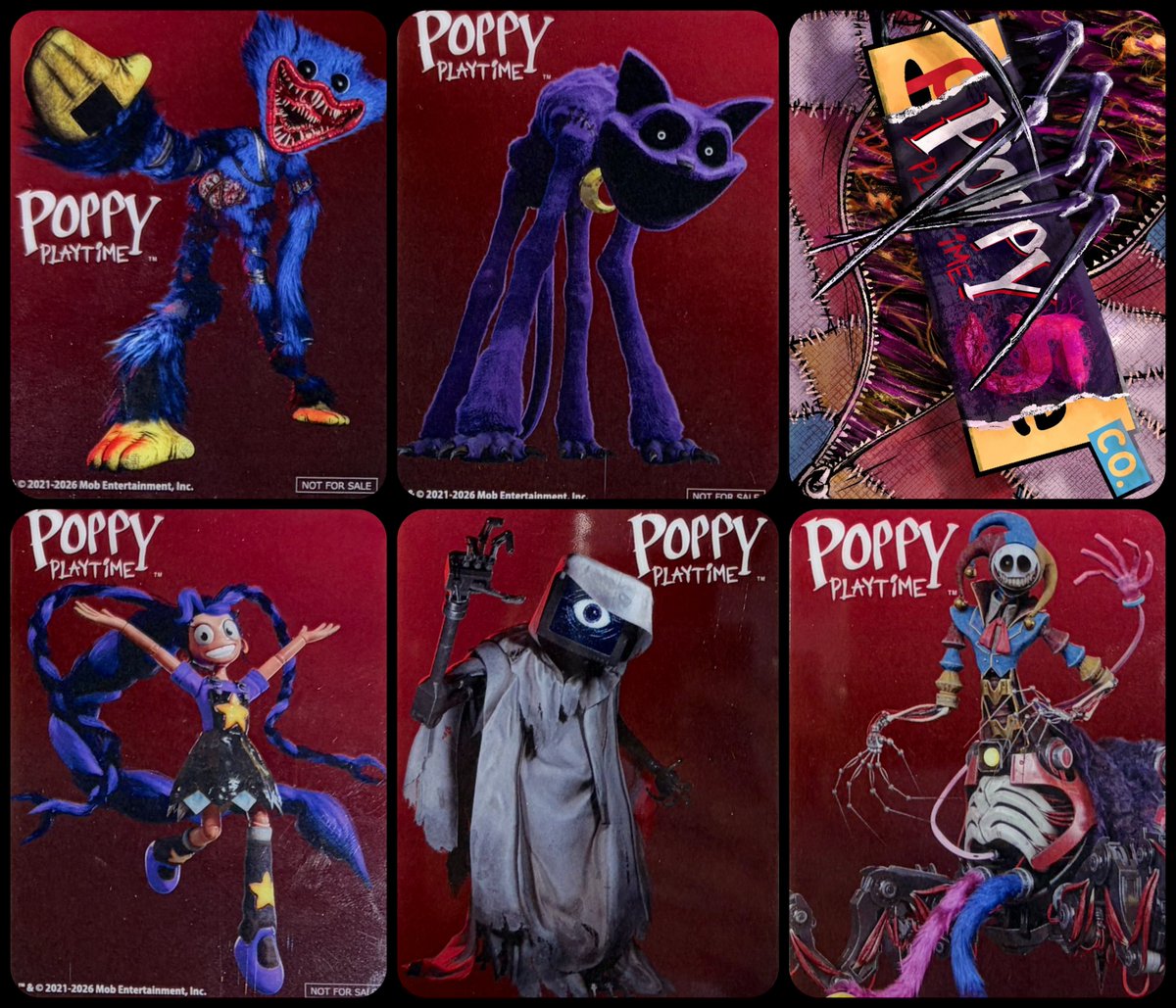 Fantime_Horror's tweet image. 🎨 NEW RENDERS | New official #PoppyPlaytime renders have been spotted in a pop-up store in Japan! They feature Huggy, CatNap, Lily, Harley Sawyer, and the Prototype! 👀🔥