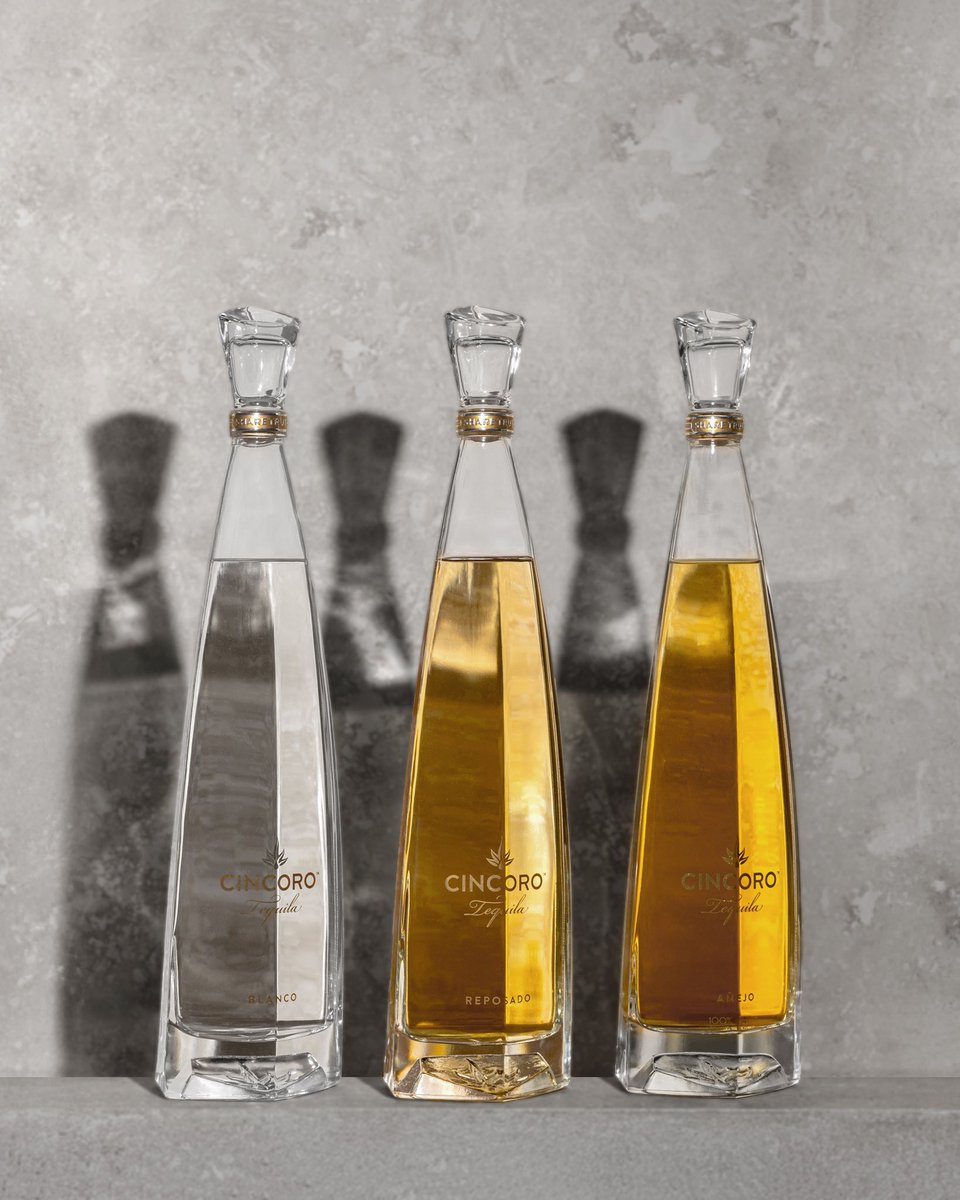 Cincoro's tweet photo. A collection crafted for every moment.   From the crisp clarity of Blanco to the layered warmth of Reposado and the deep complexity of Añejo, each expression is created with intention and held to the Cincoro gold standard. Raise a glass to exceptional tequila made for moments worth sharing this season.   #CincoroTequila #ReachForGreatness #SippingTequila