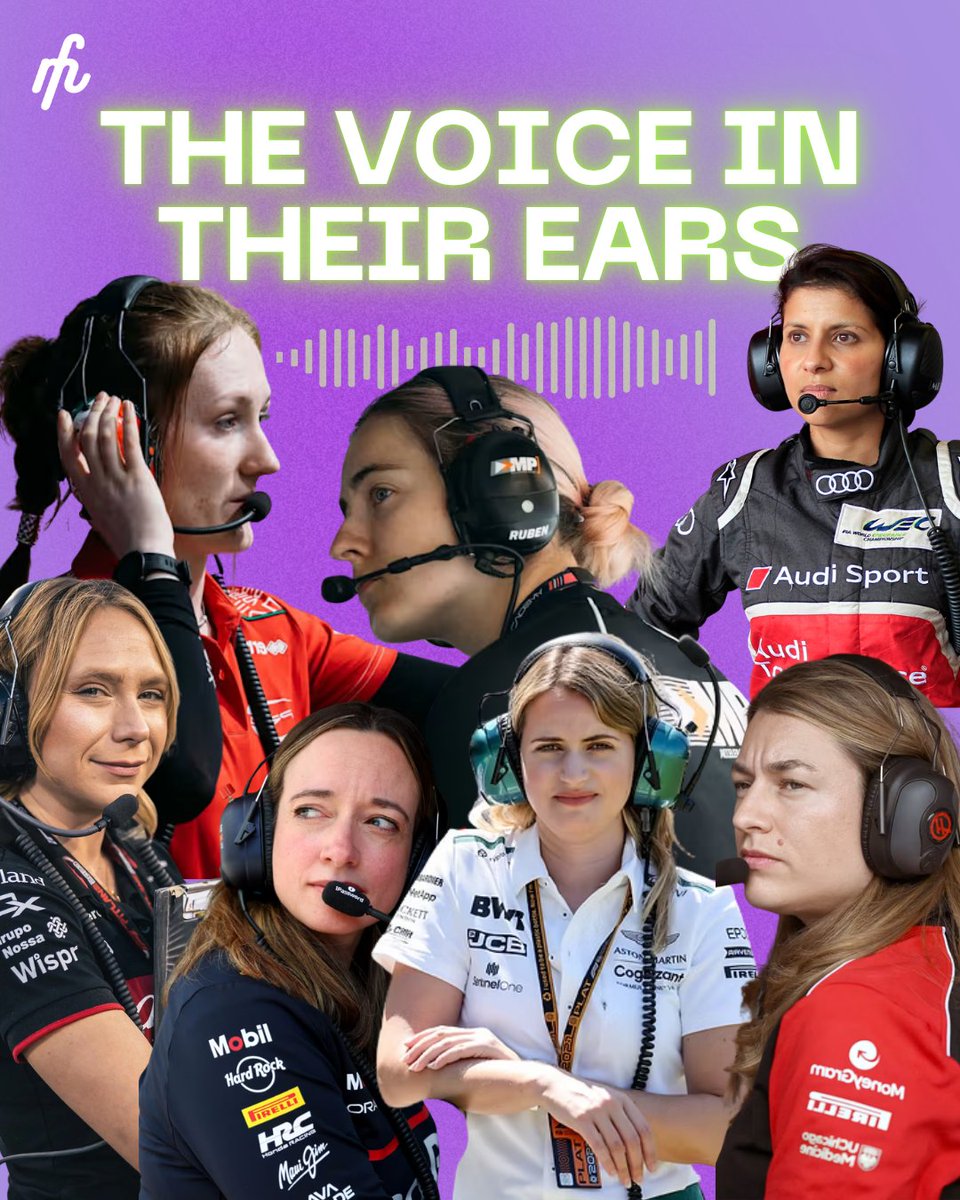 FemalesinMSport's tweet image. The voices behind the radio 🎧

Race engineers and strategists support drivers through data, communication and timing from the pit wall.

Here is a look into some of the women excelling across the pit wall!

#WomenInMotorsport #WomenInSTEM