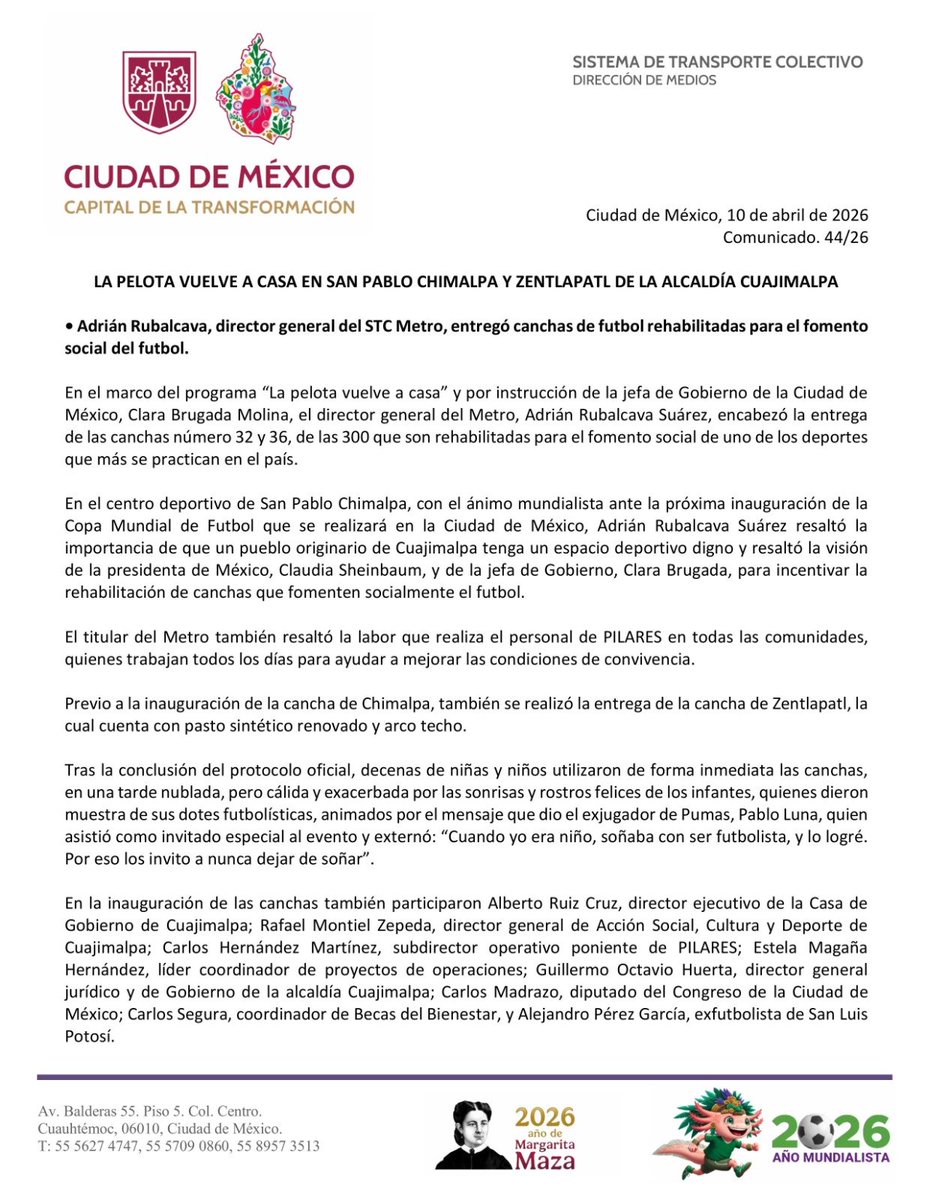 MetroCDMX tweet media