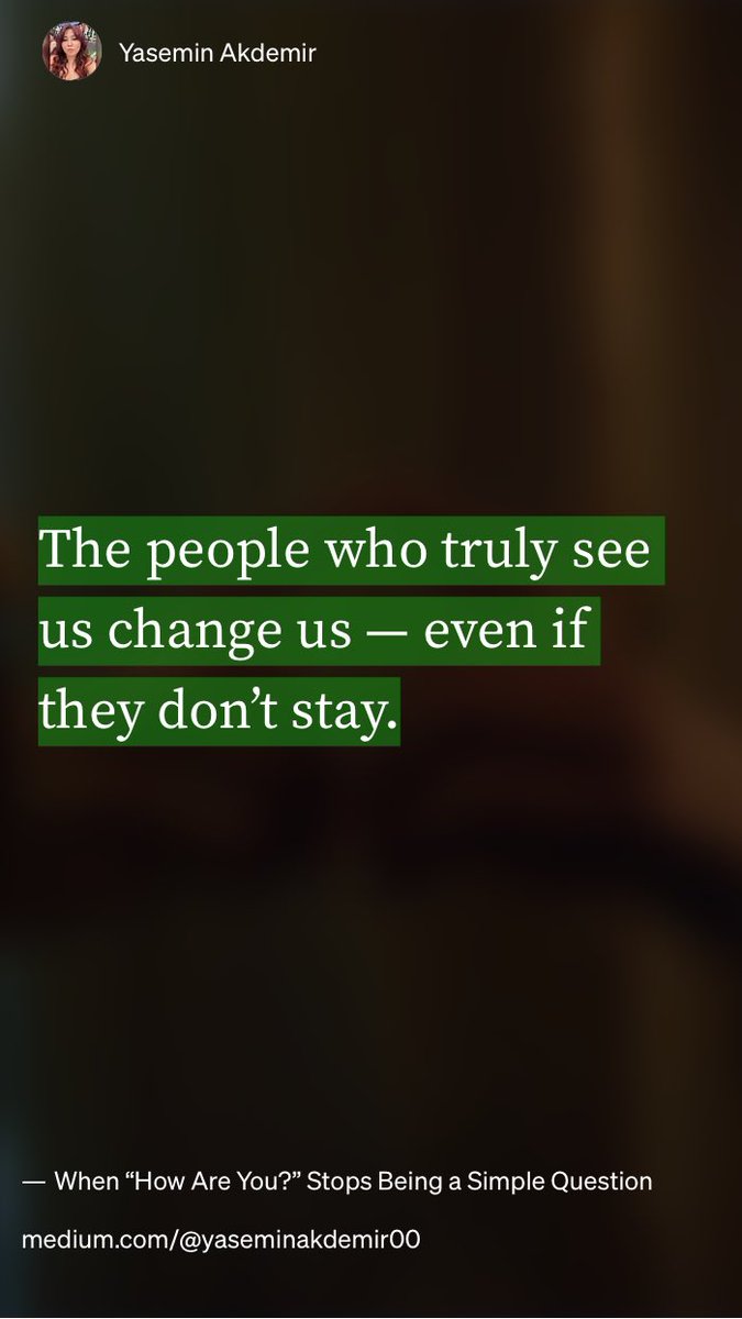 timeywimeyy's tweet photo. “When “How Are You?” Stops Being a Simple Question” by Yasemin Akdemir https://t.co/WsNQi16BtW https://t.co/zKi8YrfBIj