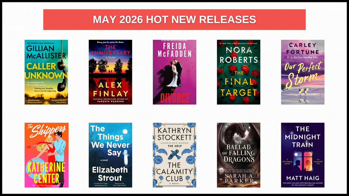 MJPLibrary's tweet photo. May's hot pick items are here! These titles are expected to have long waitlists. Place your hold today https://t.co/xnnsqzpANM https://t.co/zZJK9wnXYb