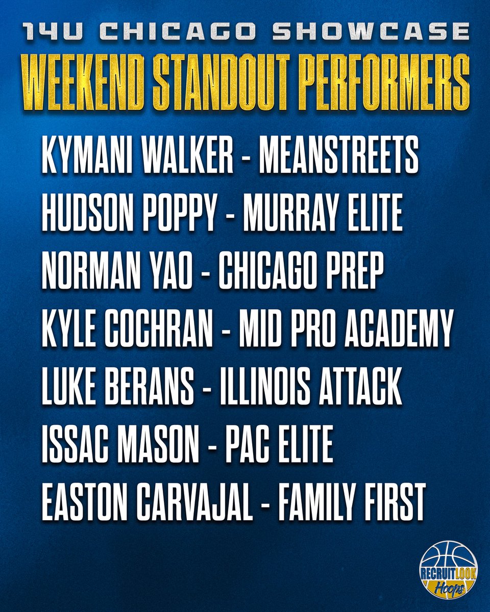 RL_Hoops's tweet photo. 14U: #RLHoops Chicago Showcase Standout Performers https://t.co/EsCIp9ZFdU