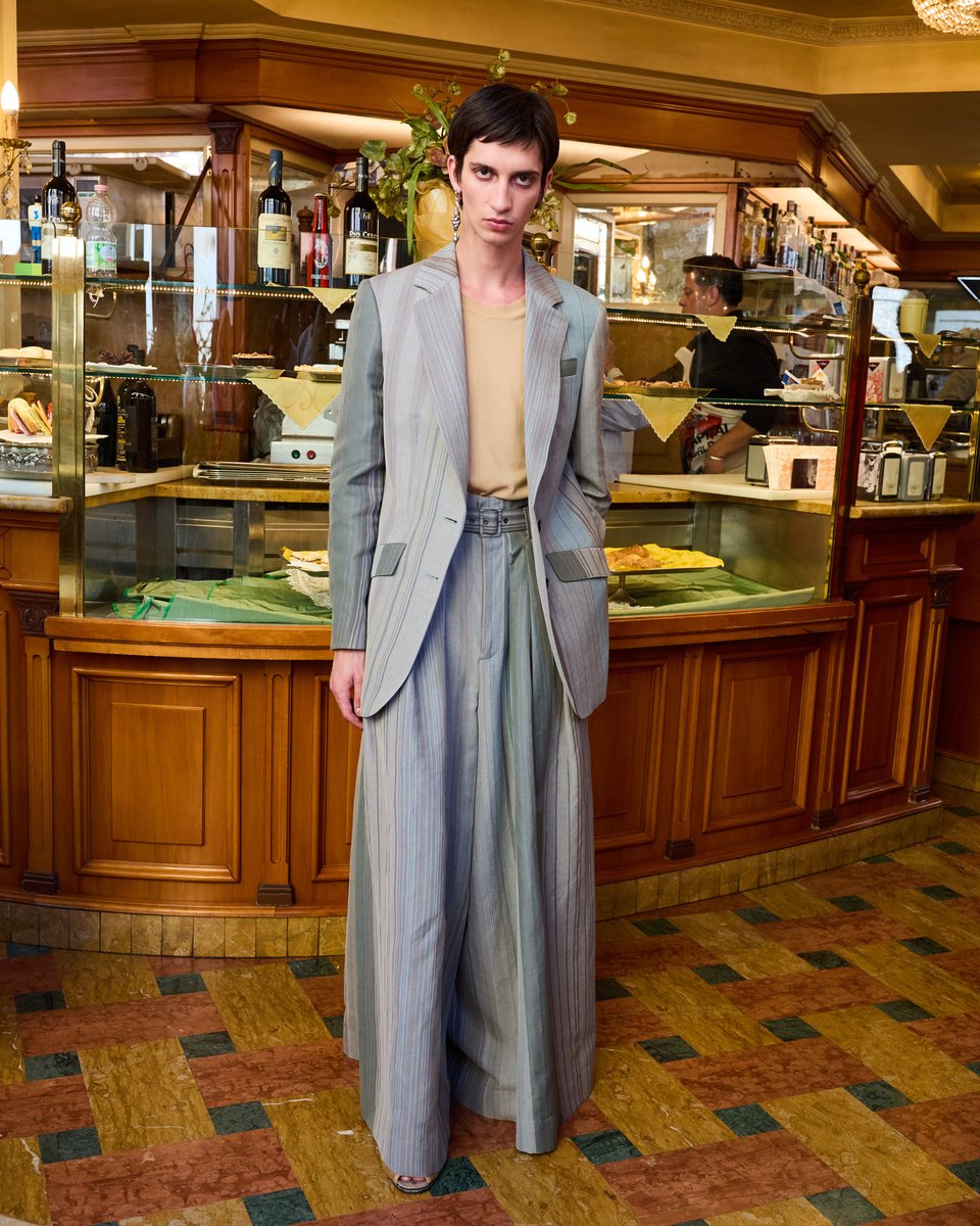 Look #3 from the Vivienne Westwood Spring-Summer 2026 MAN