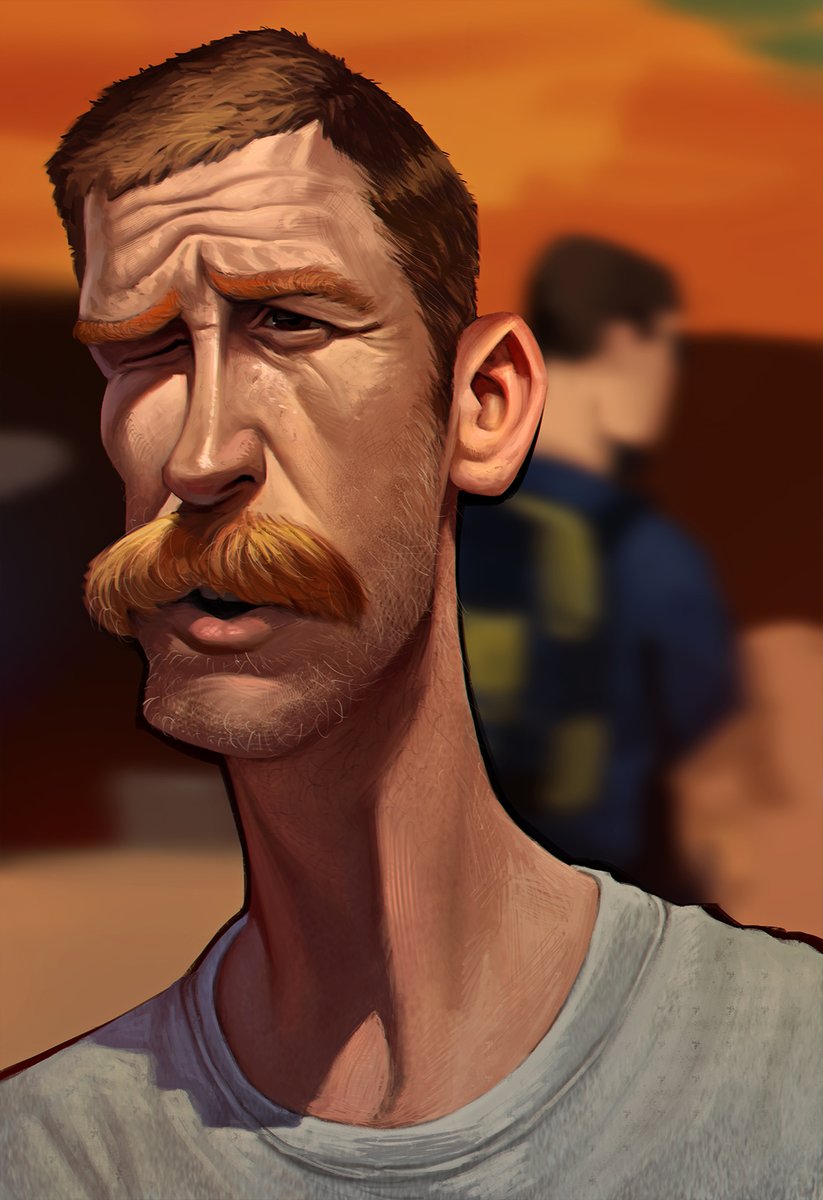 nakvi_'s tweet photo. redstache!

#digitalart #illustration https://t.co/0CnEtT5xmr