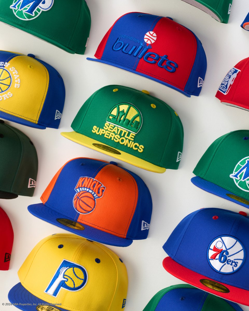 NewEraCap's tweet photo. Rep the golden age of basketball with headwear and apparel featuring iconic logos from the 80s. NBA Hardwood Classics is back with even more styles from select teams. https://t.co/4gENp0PsBV https://t.co/x9KiGBiZhi