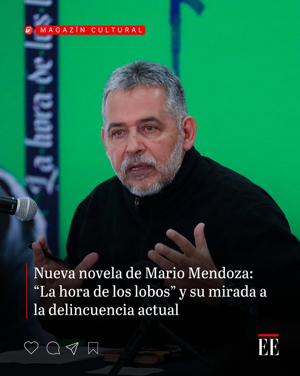 elespectador's tweet photo. El escritor colombiano publicó su más reciente novela en la que explora cómo opera la delincuencia actualmente, a diferencia de hace 40 años.
👉 https://t.co/peSbzjxac6 https://t.co/qBjLySMEhM