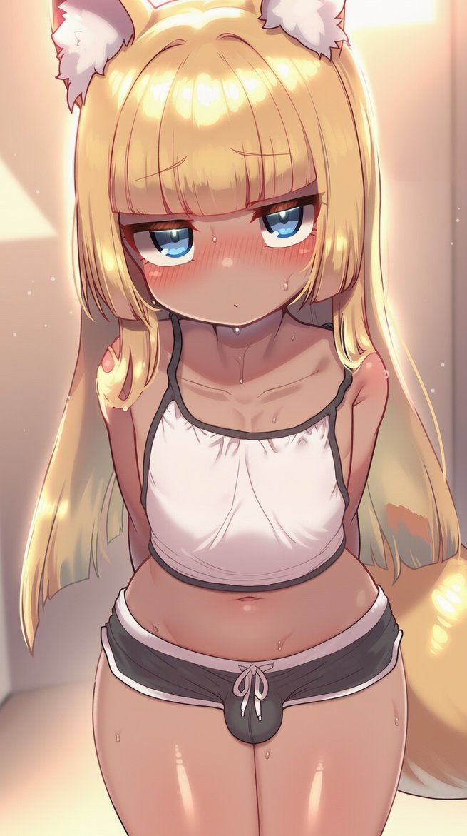 "I'm doing my part... Just don't look at the sweat, did some workout" 🫣