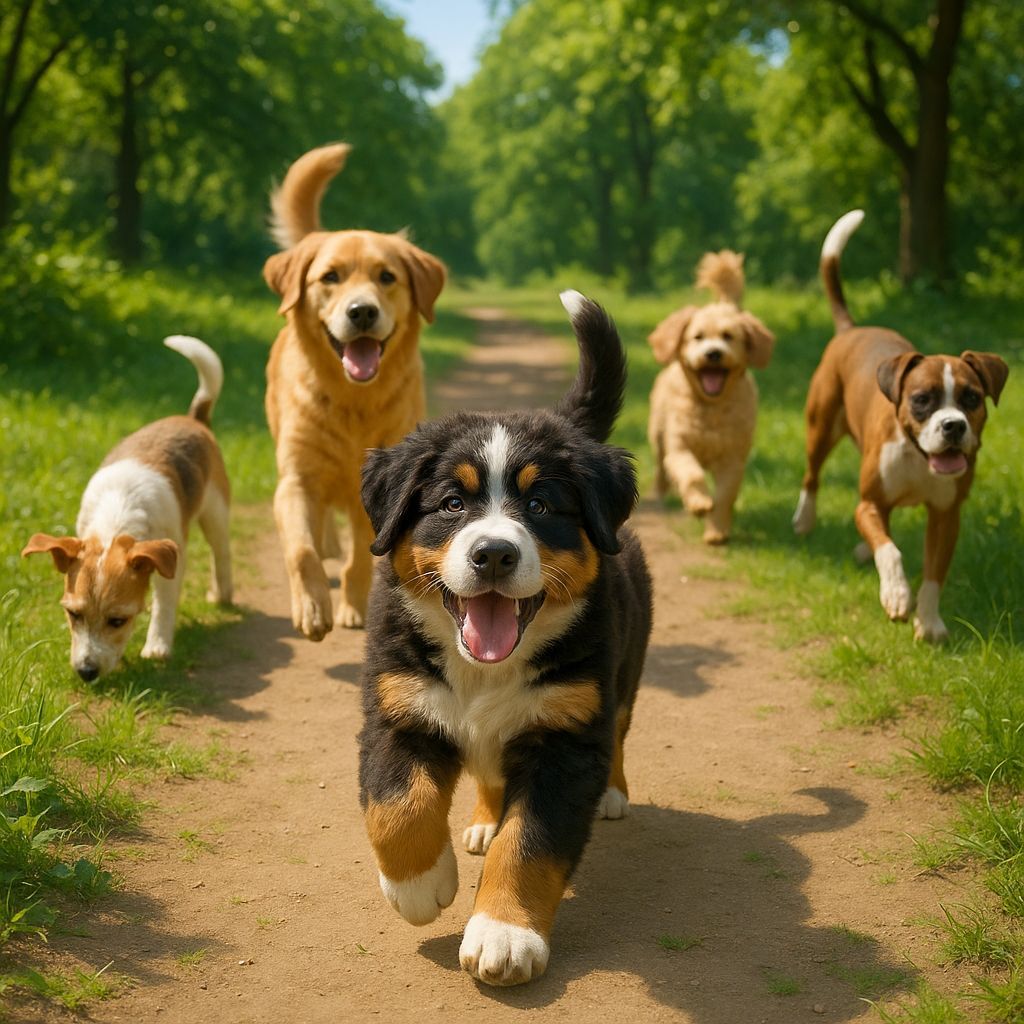 kaninekantina's tweet image. Ready for a weekend adventure with your pup? Take Kali and her friends on a sniffari through the park! Discover hidden treasures and make new furry pals. 🐾 Don't forget the treats! #WeekendAdventures #Sniffari

#WeekendAdventures #Sniffari #DogAdventure