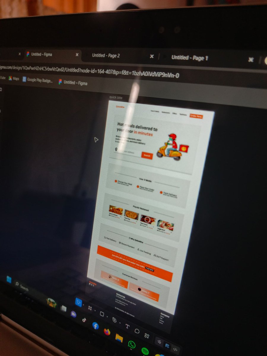 One of my project am designing as a product designer (UI/UX)
This is a Food delivery app design and I will also share the mobile app version for it as I design it
#productdesign #UI #UX #UI/UX