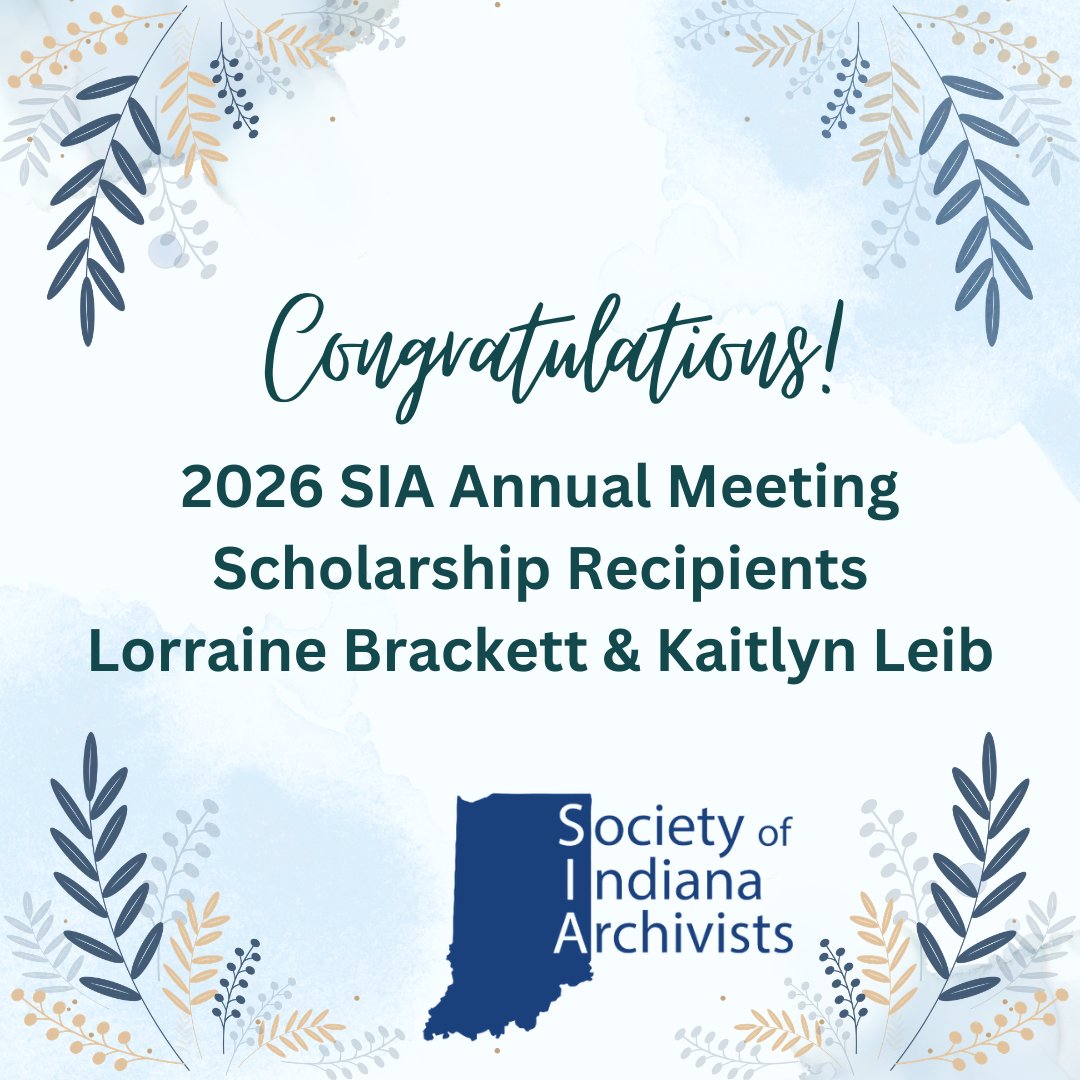 Soc IN Archivists tweet media