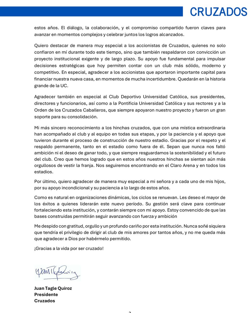 Universidad Católica tweet media