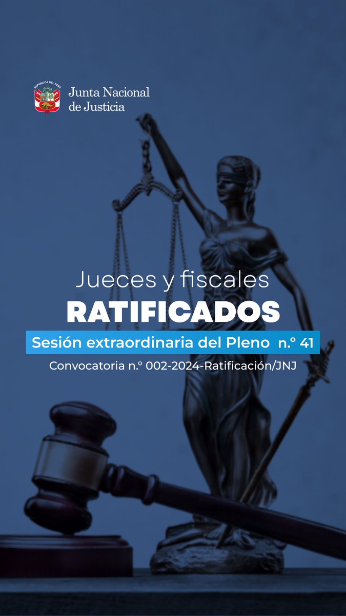 Junta Nacional de Justicia tweet media