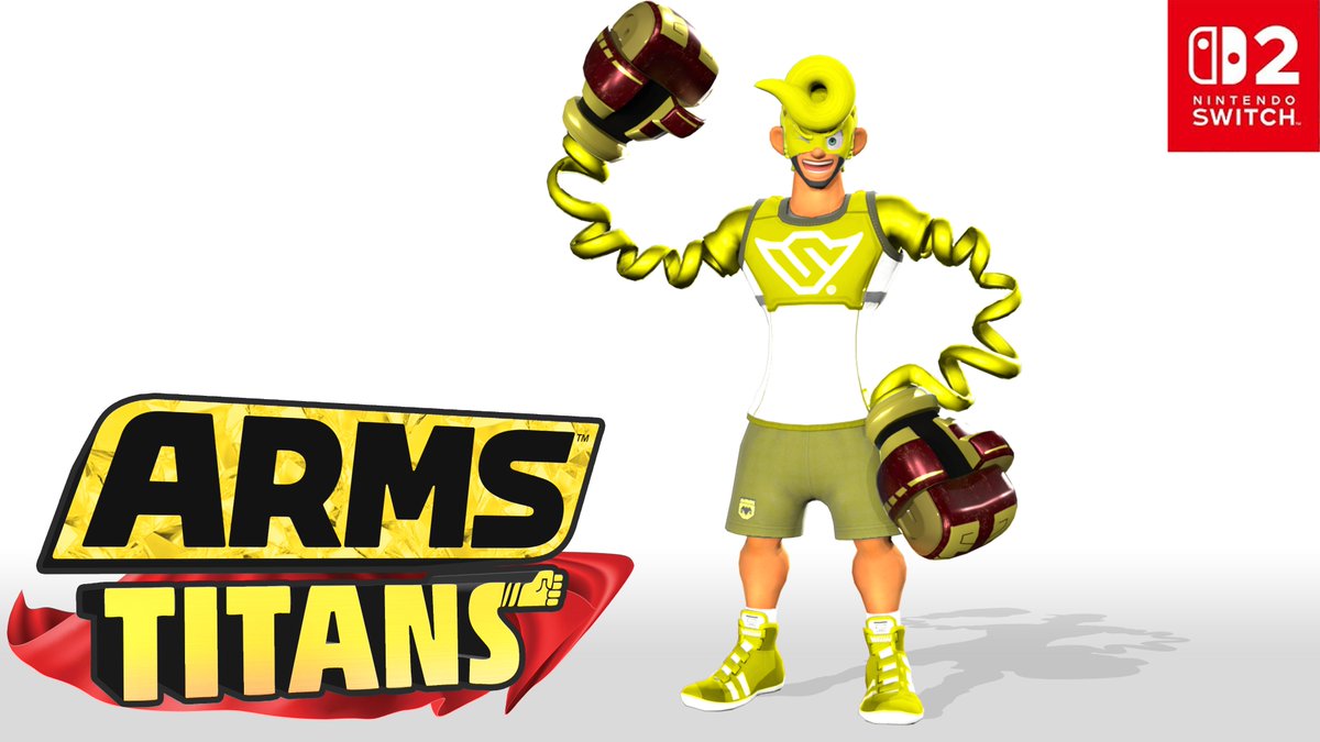 SuperNGuy's tweet image. Been posting these joke ARMS Titans screenshots over the past few days, but here's a thread of all of them in HD!

Logo, Boxart and Image editing was done by me
Both Spring Man renders were done by @sillysally707 

#ARMS #ARMSNintendo #ARMS_9TH