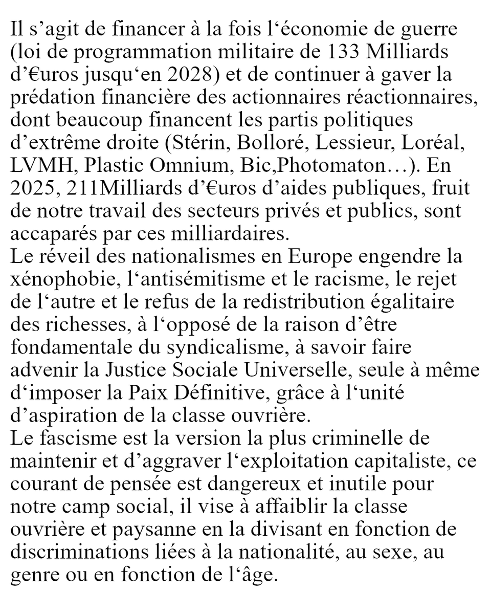 SDASFO35's tweet photo. Motion de l'assemblée Générale de FO Action Sociale 35 le 7 avril 2026, https://t.co/elXtsDtVy3