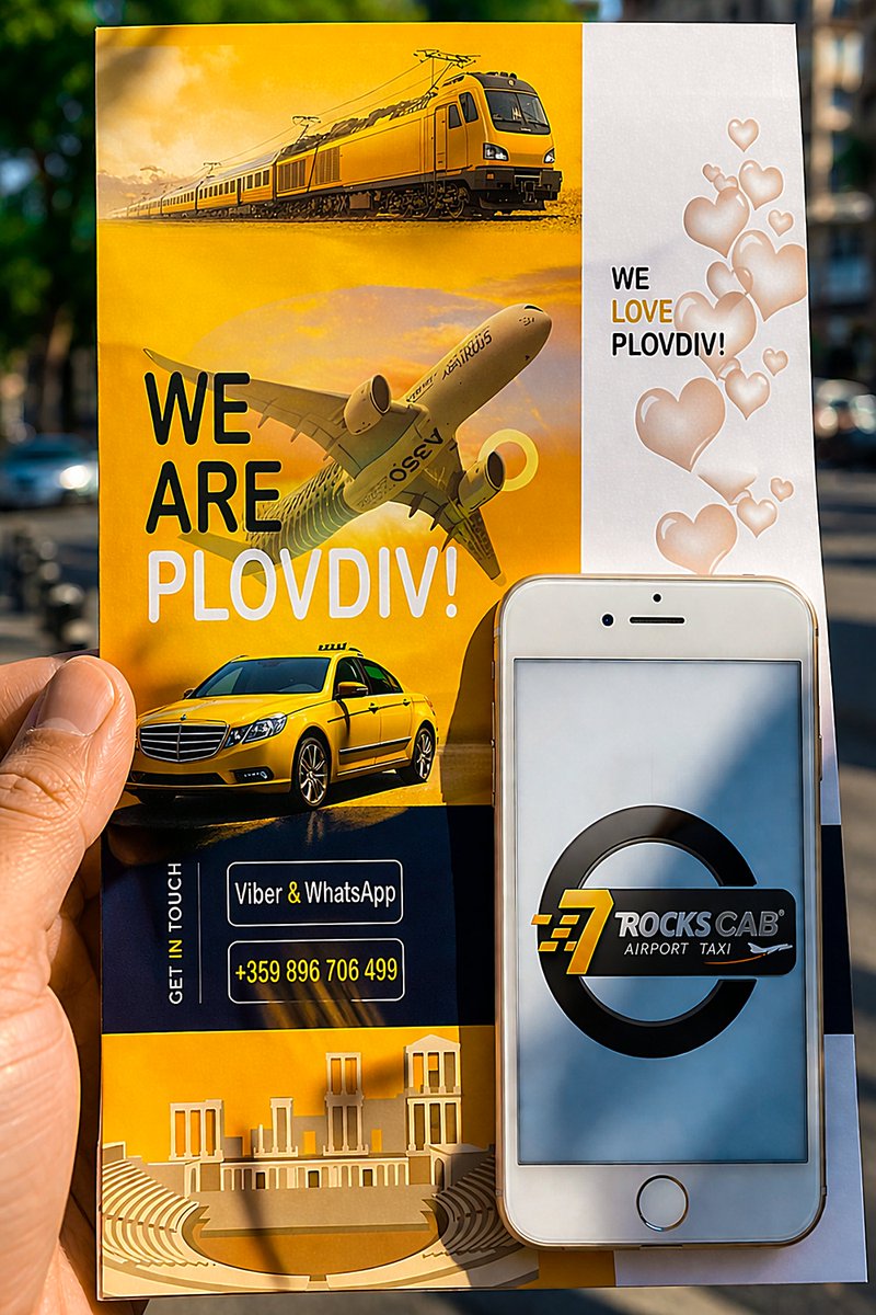 7rockscab's tweet photo. Your Plovdiv Airport Partner!
✈️🚕
🪧 Meet &amp; Greet service available on request.
💬 We Chat
💬 WhatsApp
💬 Viber
💬 iMessage
💬 Telegram
📳 +359 896 706 499
https://t.co/yivsKjSFMZ
https://t.co/4GzVg3Hli4
#getacab #airport_transfer
#cab #taxi #travel #airportplovdiv #bulgaria https://t.co/c2erxKZGqi