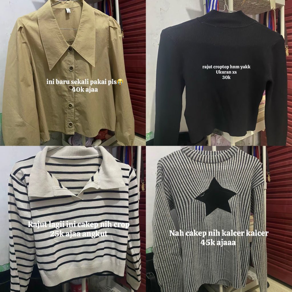 sannn | preloved baju tweet media