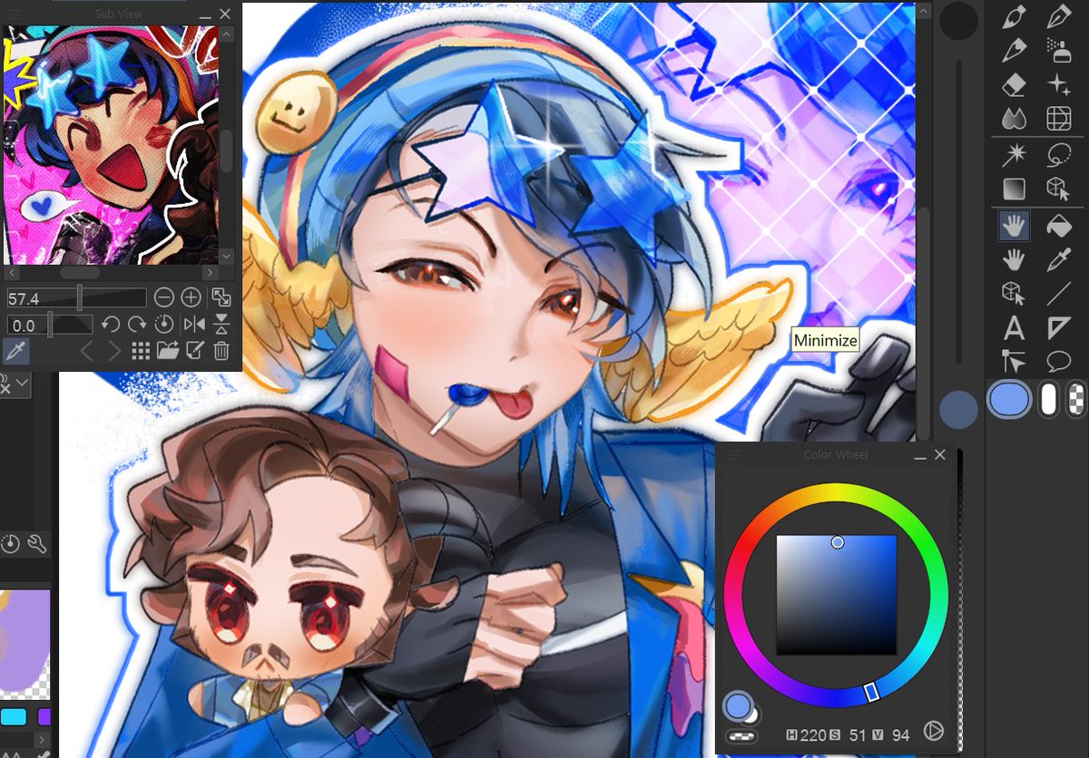 pyukurro's tweet image. #wipart preview for tomorrow's post!! #quackity #jschlatt