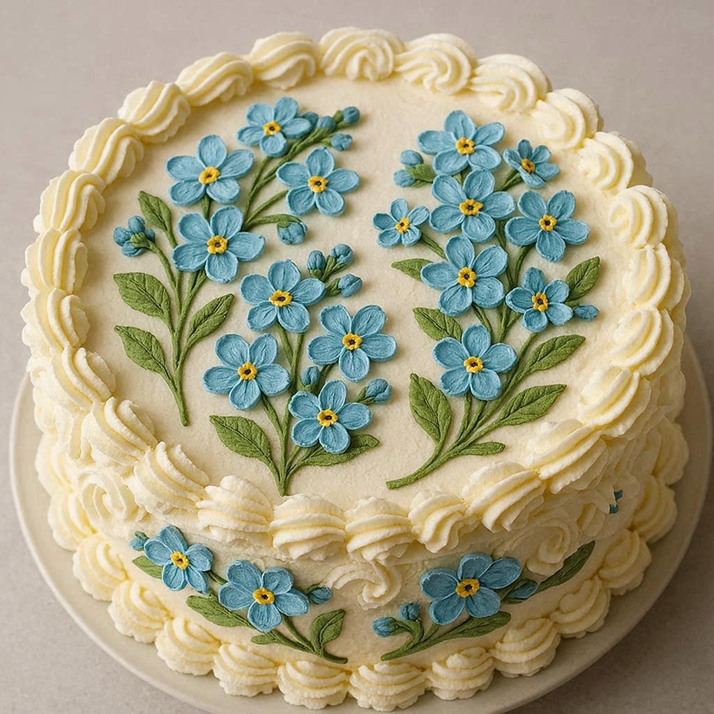 cosmos202509's tweet photo. 勿忘草のケーキ🩵
🩵#AIforgetmenot🎂#AIcake https://t.co/rrLV4QdCOc