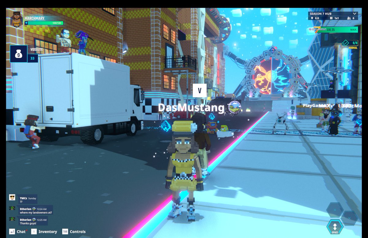 MarynaMarchenko's tweet photo. UFO boss exists in The Sandbox Season 7… and I have the screenshot to prove it. @TheSandboxGame  https://t.co/olxmdrRanG #Season7 https://t.co/8UmsecdwS9