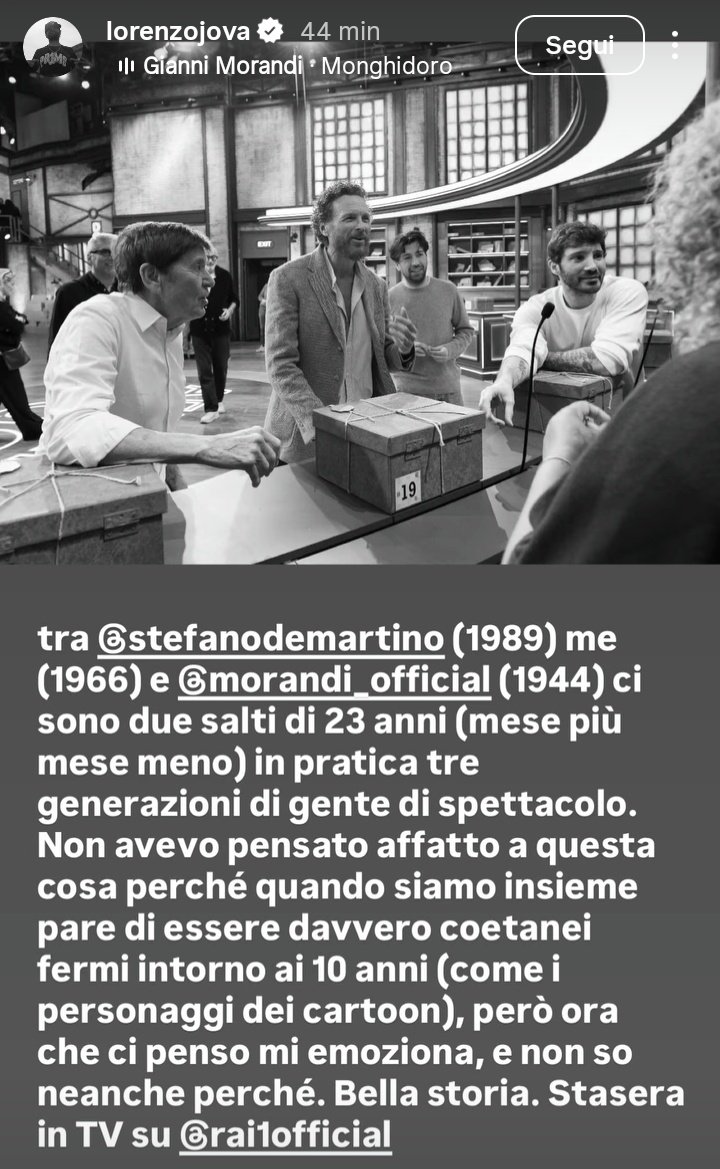 IaiaTrilli's tweet photo. "Stefano De Martino che è uno scugnizzo di grande talento e qualità umane preziose.."❤️

Ha detto tutto lui LorenzoJova
#affarituoi https://t.co/7d2B9fOp36